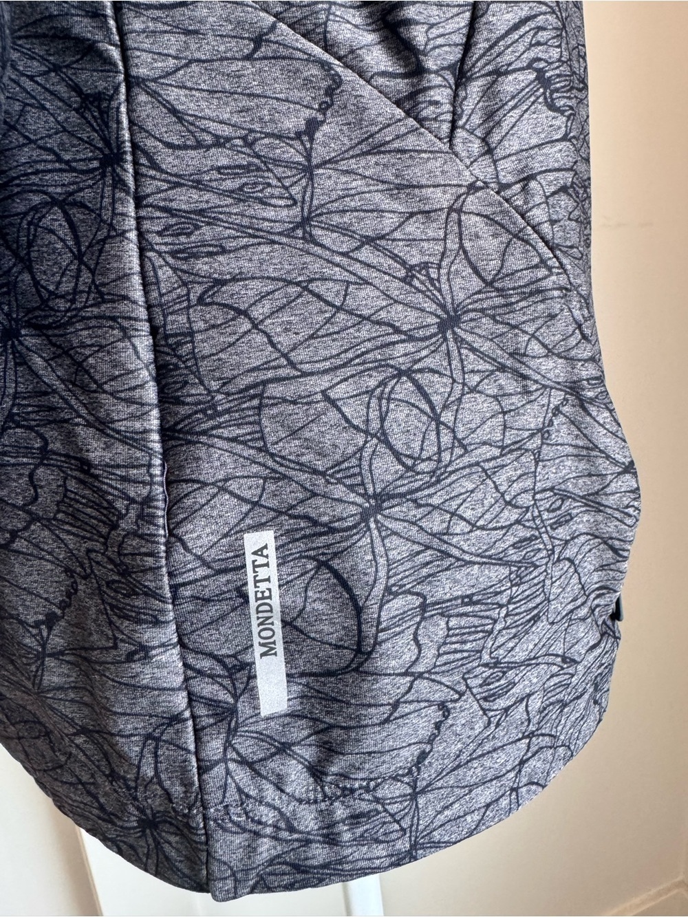 Mondetta Women's Gray Long-Sleeve Quarter-Zip Top with Pink Trim - Picture 7 of 11